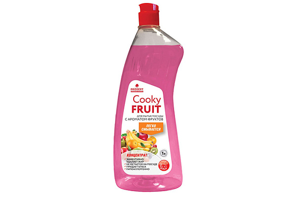 Жидкое средство для мытья посуды ПРОСЕПТ Cooky Fruit концентрат с ароматом фруктов 0,5л (127-05)