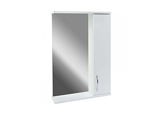 Зеркало-шкаф Эко 50 DORATIZ белый, правое 500х147х730мм (2712.533)
