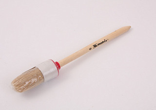 Кисть круглая MTX "Стандарт" №6х30мм, деревянная ручка натуральная щетина (82076) 12/600