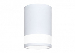 Светильник накладной IN HOME цилиндр потолочный с подсвет.GX53-П WT пластик 230B белый IP20 (792)*