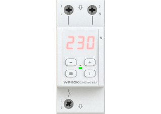 Реле напряжения welrok D2-63 red (014)