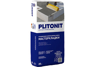 Кладочная смесь PLITONIT МастерКладки для пеноблоков, газобетона (25кг)