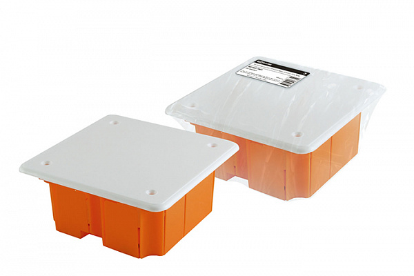 Распаячная коробка TDM СП  92х92х40мм, крышка, IP20 (1402-1001)