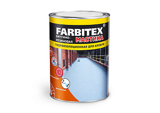 Мастика битумно-резиновая FARBITEX (17,0кг) 