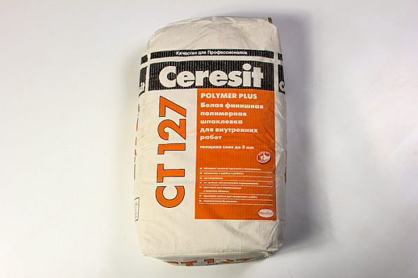 Шпатлевка CERESIT CТ127 полимерная для внутренних работ 25кг.   1463218