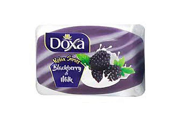 Мыло туалетное Doxa Relax series Blackber&Milk, 80г (367)