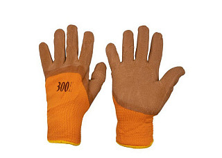 Перчатки акриловые, утепленные В38 (300#А90) (корич., шоколадный)/ 10