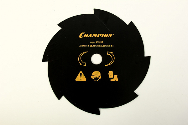 Нож для триммера  CHAMPION С5115 для жесткой травы (8/255/25,4 (Т283,Т284,125R,325RDx/Rx,323R,235R) 
