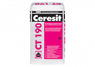 Клей CERESIT CТ190/25 для минераловат.плит 25кг (790891)