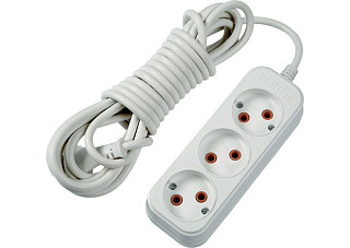 Удлинитель 3м 3гн. ProfiTec ST сет TURBO б/з 1*BL (ABS-пласт) (1010300003)