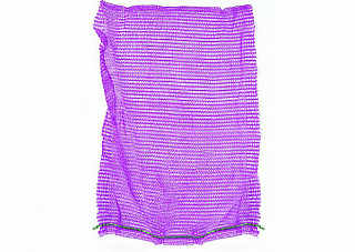 Овощная сетка-мешок с завязками фиолетовая (100шт/3000) (30х47см) 