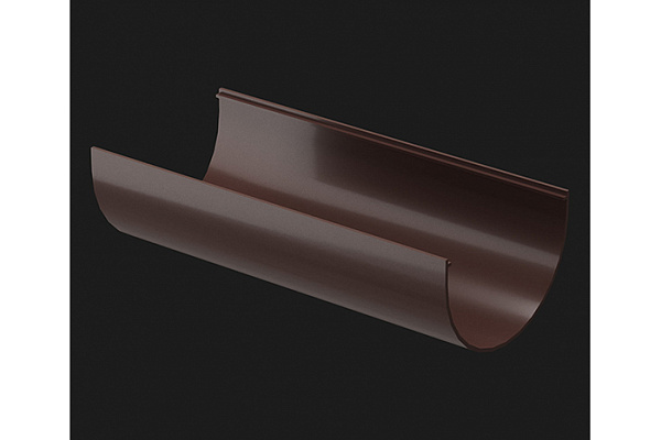 Желоб водосточный Docke PREMIUM шоколад (d=120, 3000мм)