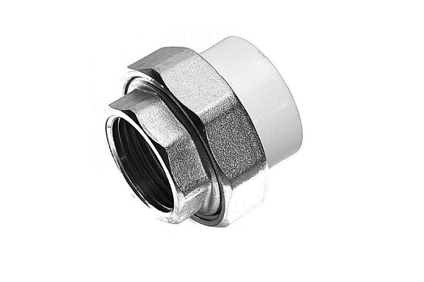Муфта ПП разъемная ВР 20х1/2" VPL БЕЛЫЙ (300/10)