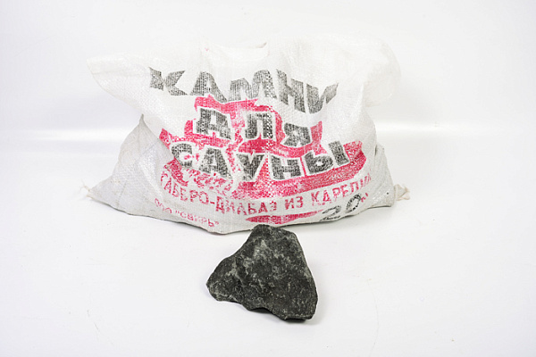 Камни для сауны ГАББРО-ДИАБАЗ, колотый "Банные штучки"в коробке (20,0кг)