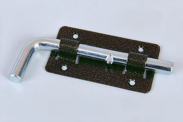 Задвижка дверная ЗД-03 пол.бронза (уп.20шт) (823)