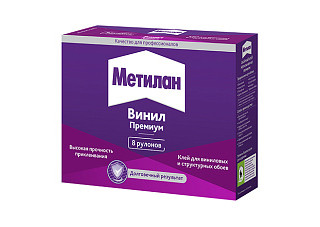Клей обойный МЕТИЛАН Винил Премиум без индикатора 200гр (1960496)/24