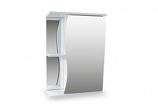 Зеркало шкаф ВОЛНА 500 (Белый)