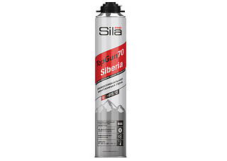 Пена монтажная Sila Pro TopGun 65 SIBERIA, профессиональная 850мл