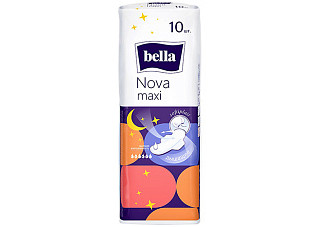 Прокладки женские гигиенические впитывающие bella Nova maxi под товарным знаком «bella» 10 шт. (нов
