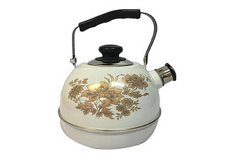 Чайник эмалированный Рубин ОЛИМПИЯ белый, подвиж.ручка г.Ростов 3,5л ТМ04/35/03/15(068) 