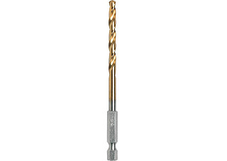 Сверло ELITECH д\металла HSS-TIN 4,5х47х 80мм, хв-1/4 1820.106600