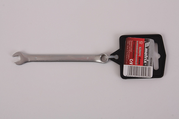 Ключ комбинир. MATRIX  6мм матовый хром (15102)