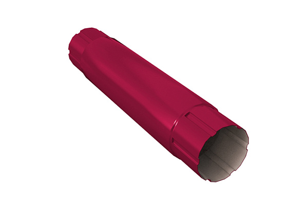Труба соединительная SOKROF RAL 3005 Красный (1000, d=90мм)