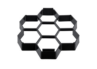Форма для отливки садовых дорожек СОТЫ VORTEX / 5 ( 28,5х27х4см) (24185)