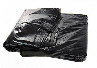Мешки для мусора ПВД 120л.черные, 50мкм, в пачке 50шт./10 Komfi (РМ1250Е)