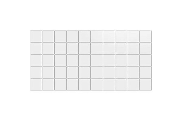 Панель ПВХ мозаика Промо белая 0,3х954х478мм (549б) упаковка из 10шт