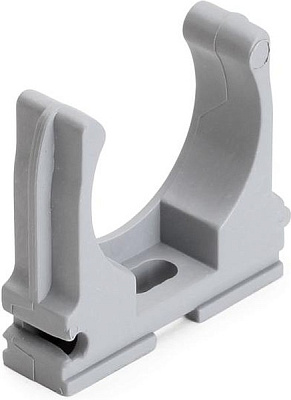 Держатель-клипса унив. 20мм серая РосДюбель (кратно 250) (961)