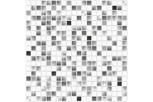 Панель ПВХ самоклеящаяся, мозаика Сатин 0,3х474х474мм (638мс) упаковка из 10шт
