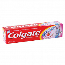 Зубная паста COLGATE (КОЛГЕЙТ) Детская Доктор Заяц (клубника) 50мл/48 (374)