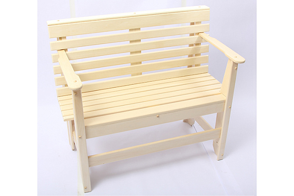 Скамья с подлокотниками 1000х550х870 (разборная)