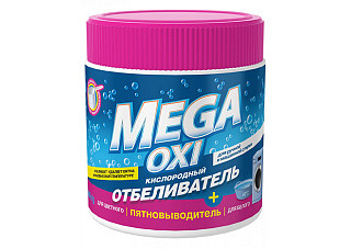 Кислородный отбеливатель+пятновыводитель MEGA OXI 500гр 1/8 (С-17-4)