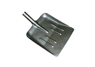 Лопата совковая уборочная рельсовая сталь ЛУ2 (большая квадратная)