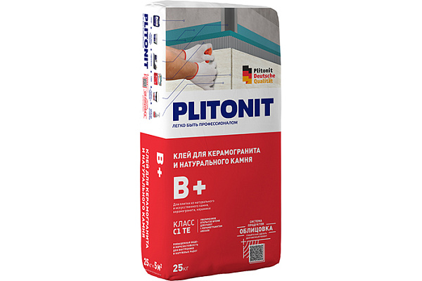 Клей PLITONIT В PROFI С1ТE (900х900 1.00 МПа. 25кг)