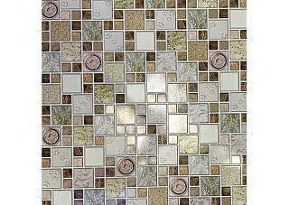Панель ПВХ мозаика Ракушка песчаная 0,3х954х478х (547рп) упаковка из 10шт