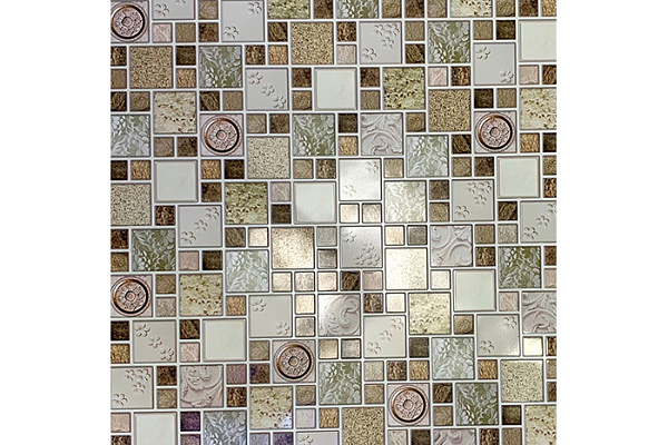 Панель ПВХ мозаика Ракушка песчаная 0,3х954х478х (547рп) упаковка из 10шт