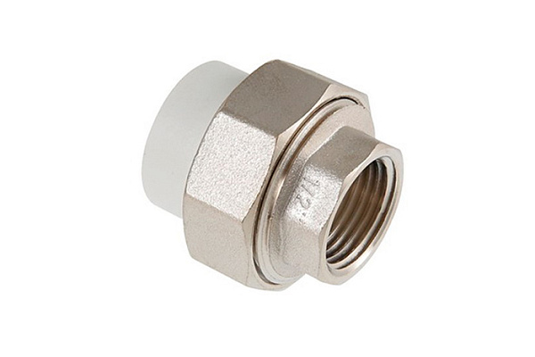 Муфта ПП разъемная ВР 40х1_1/2" ASPIPE Белый (уп. 25 шт.)