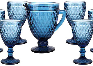 Набор стаканов с кувшином BEKKER 7 предметов (BK-9936)  