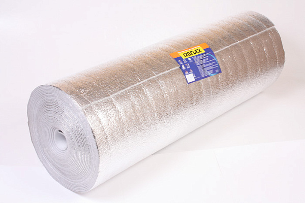 Утеплитель ИЗОФЛЕКС металлизированный Лавсан АЛ 3 (1х30м, 30кв.м)