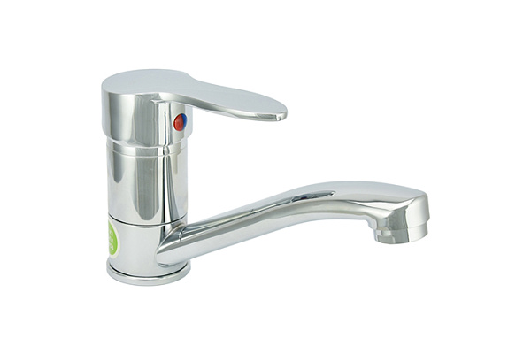 Смеситель для умывальника Juguni 0410/В (Излив-поворотный 15см, Шпилька, Картридж-35мм) 603