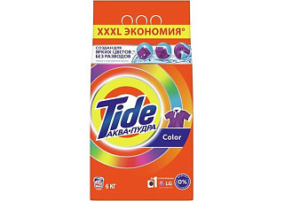 Стиральный порошок TIDE (ТАЙД) Автомат Color 6кг /1 (252)