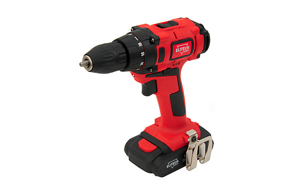 Дрель ELITECH PROMO ДА 12СЛ2 Промо 12В, 2х1.7Ач Lition, БЗП-10мм, 0-350/1350об/м,1кг ( E2201.009.01)