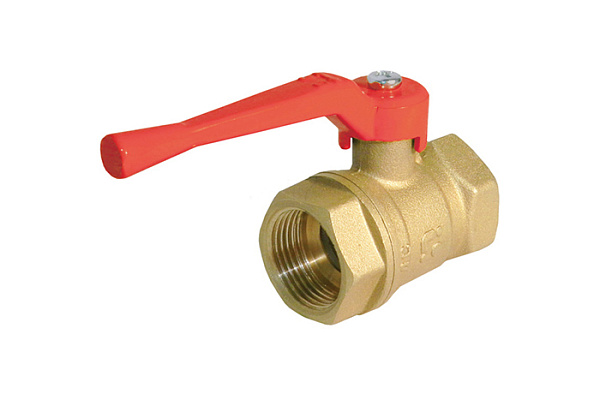 Кран шаровой латунный БАЗ ДУ32 (1 1/4) PУ40 Г/Г рычаг