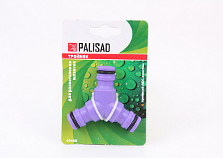 Тройник PALISAD пласт.штуцерный для шланга 1/2" (66468)