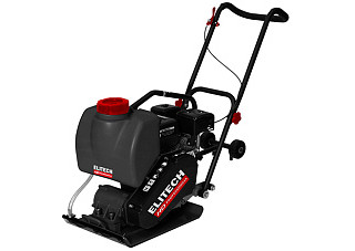 Плита вибротрамбовочная ELITECH HD VTP 60T (60кг, 6.5л/с, 500х360мм, вода, коврик, колеса)