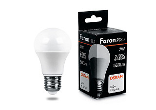 Лампа светодиодная OSRAM LB-1007 7W 230V E27 2700K груша 38023