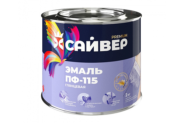 Краска серебрянка алкидная Сайвер ( 1,8л)